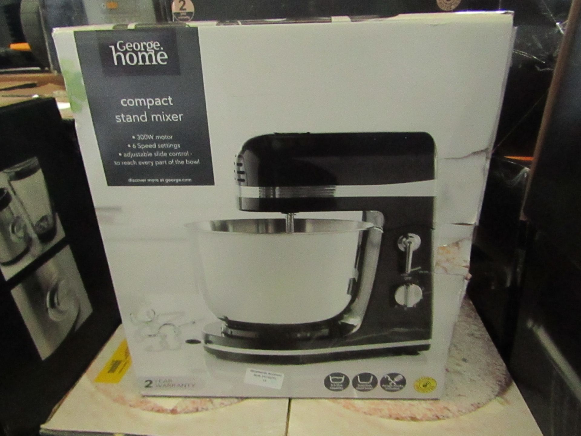 | 3X | 300W 3.5L COMPACT STAND MIXER | UNCHECKED & BOXED | NO ONLINE RESALE | RRP £30 | TOTAL LOT