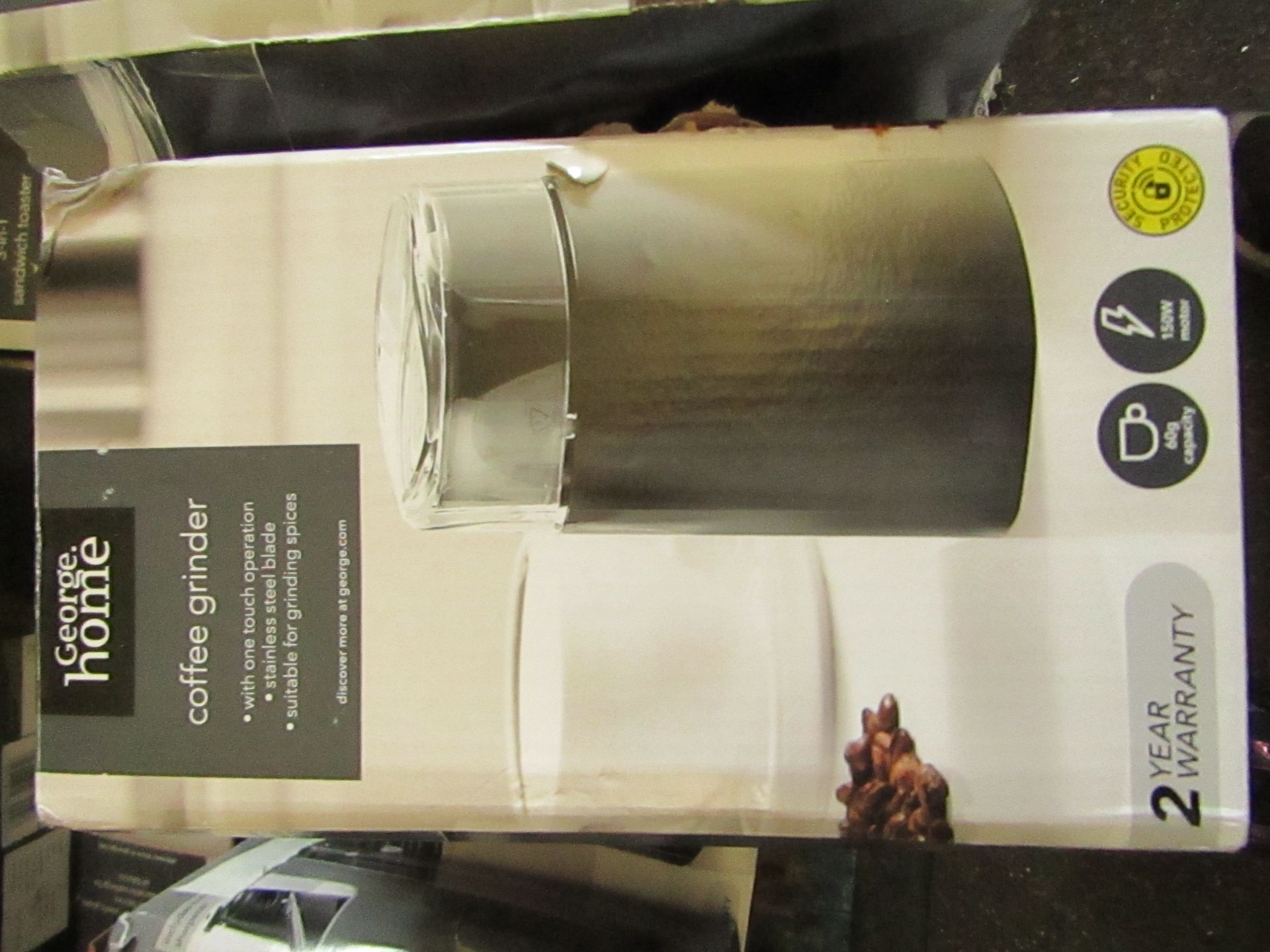 | 3X | 150W 60G STAINLESS STEEL COFFEE GRINDER | UNCHECKED & BOXED | NO ONLINE RESALE | RRP £10 |
