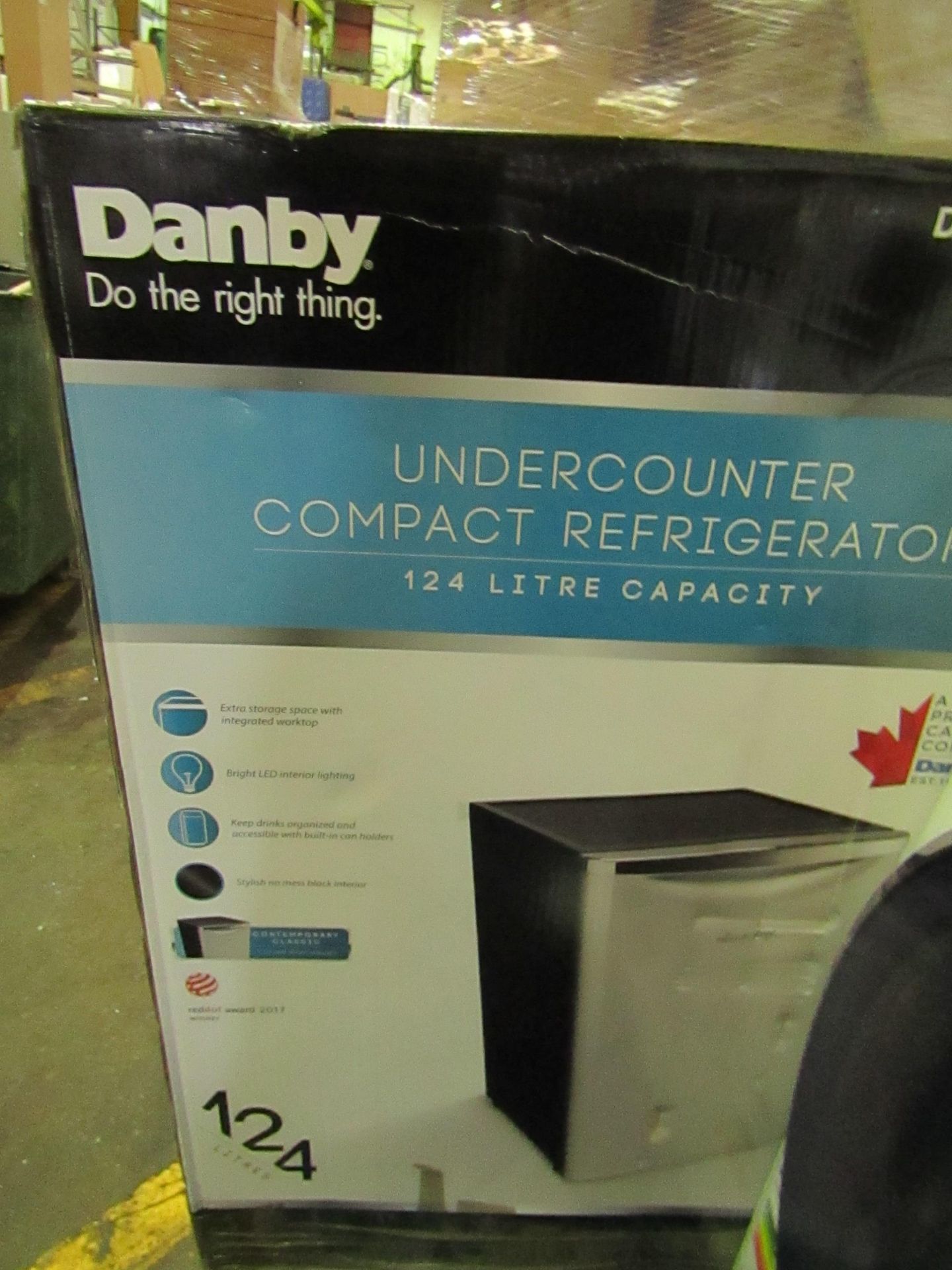 Danby - Undercounter Compact Refrigerator (124 Litres) - Untested & Boxed