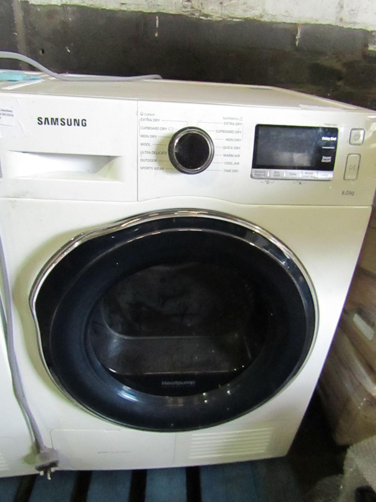 Samsung - 8.0KG Dryer - Tested for Spin.