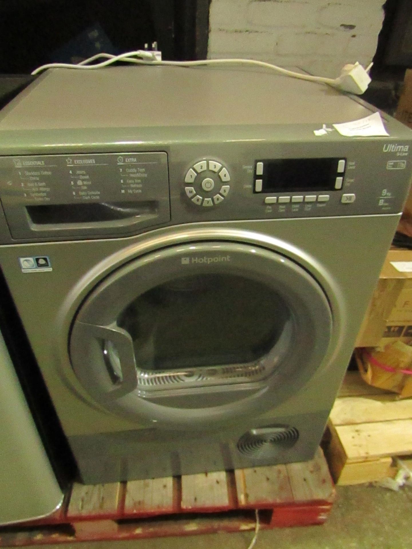 Hotpoint - Ultima S-Line Condenser Dryer -Tested Working for heat and drum turning.
