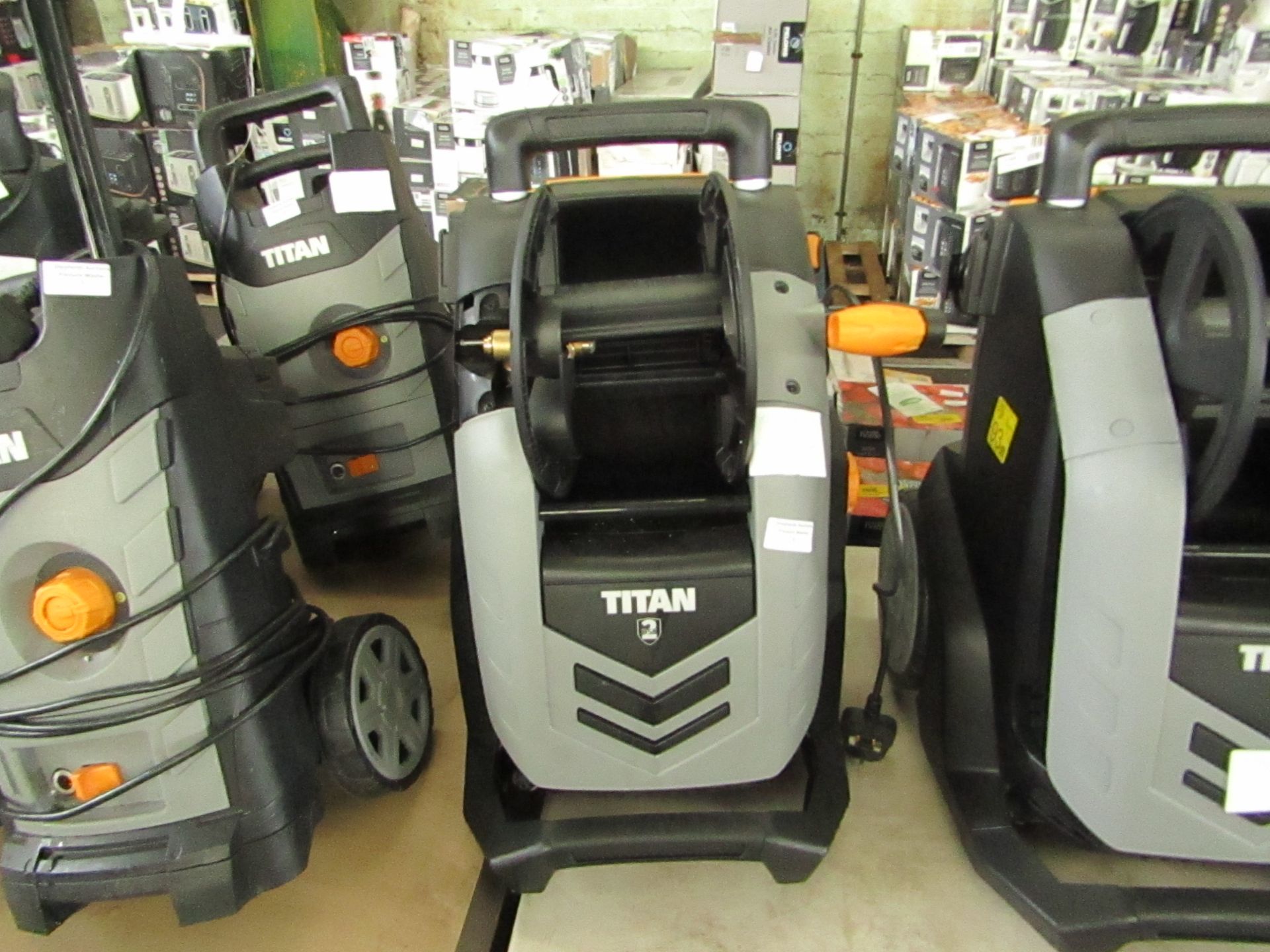 Titan - 2200w Corded High Pressure Washer - TTB2200PRW-DSS - Unable To Test Item Due To No Fuse