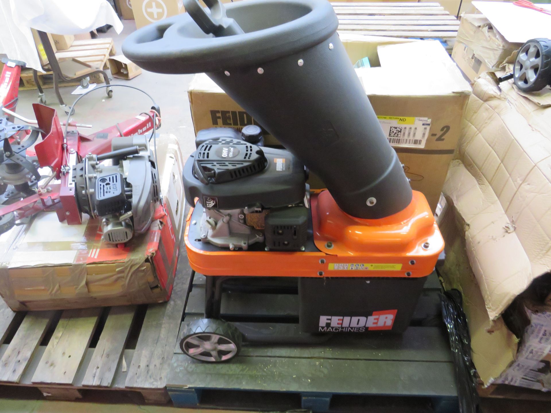 1x Feider - FBT70-2 Petrol Shredder - Unchecked and Untested - RRP £449. @ MowDirect.