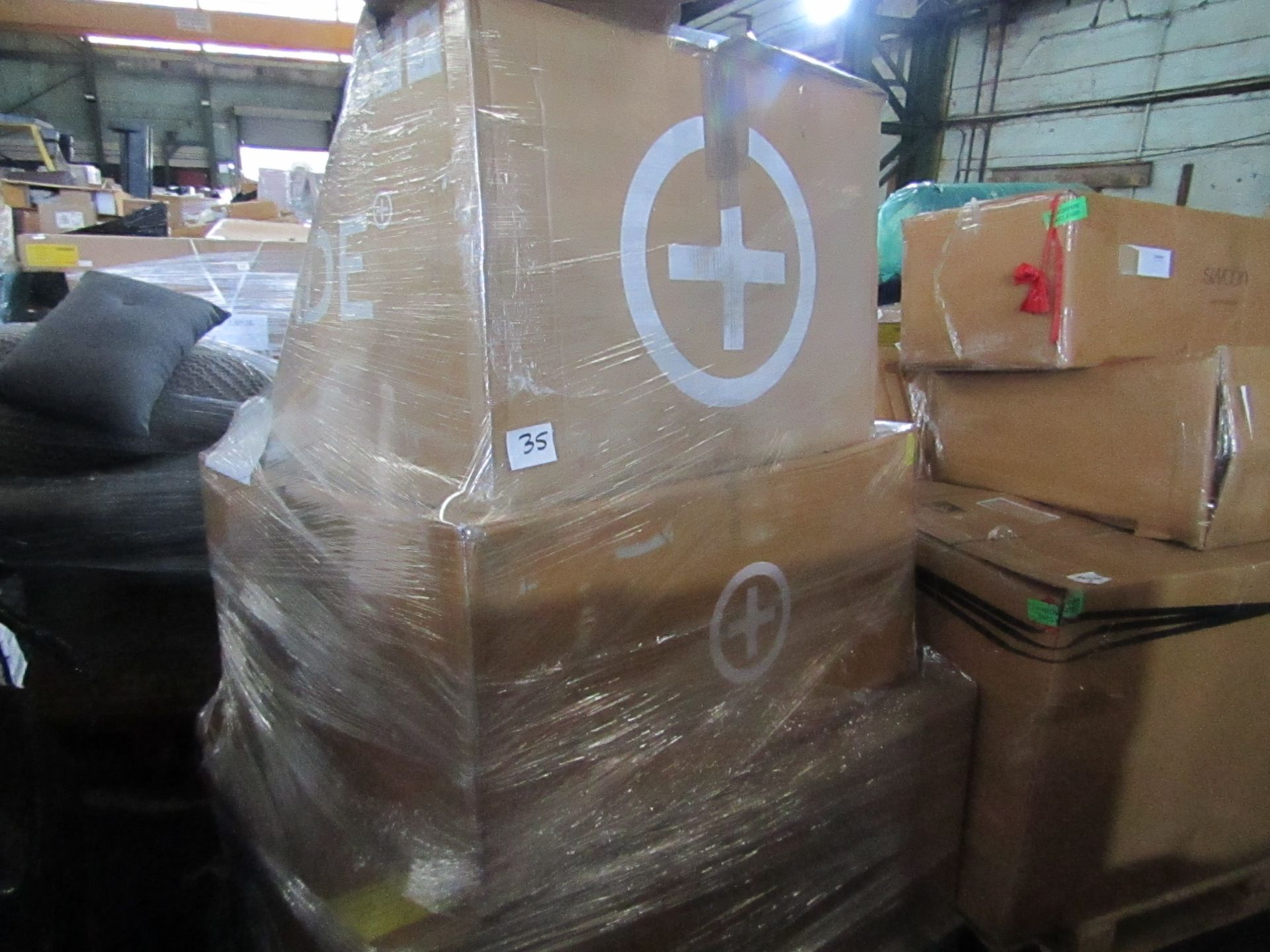 | 1X | PALLET OF FAULTY / MISSING PARTS / DAMAGED CUSTOMER RETURNS MADE.COM STOCK UNMANIFESTED |