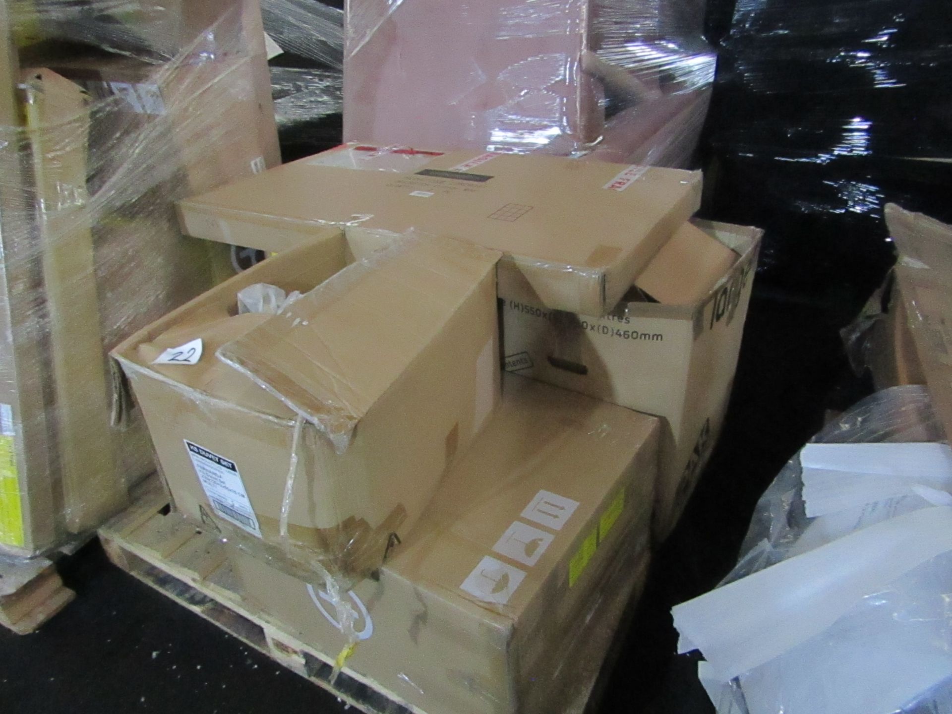 | 1X | PALLET OF FAULTY / MISSING PARTS / DAMAGED CUSTOMER RETURNS MADE.COM STOCK UNMANIFESTED |