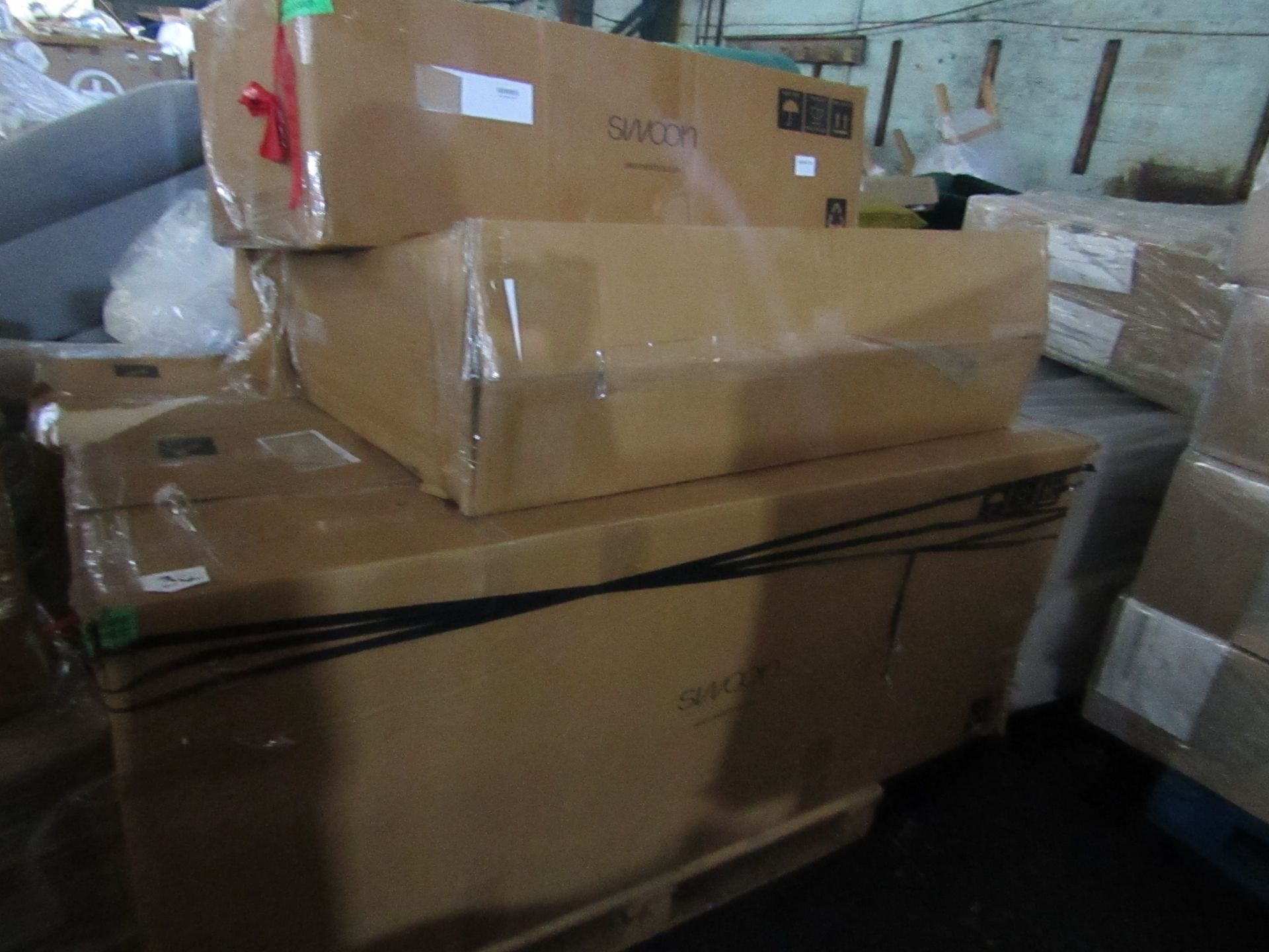 | 1X | PALLET OF FAULTY / MISSING PARTS / DAMAGED CUSTOMER RETURNS MADE.COM STOCK UNMANIFESTED |