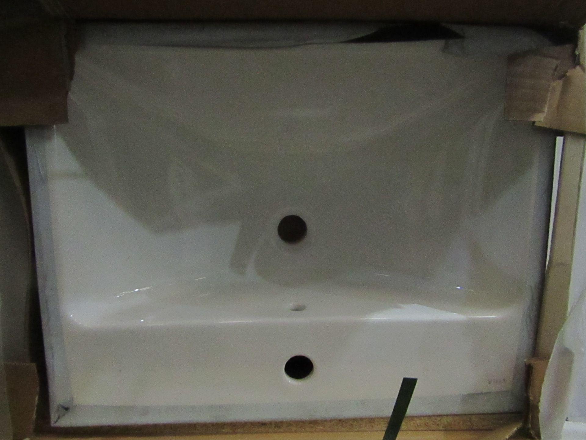 Vitra - Integra Lavabo 600mm 1 tap hole basin - New.