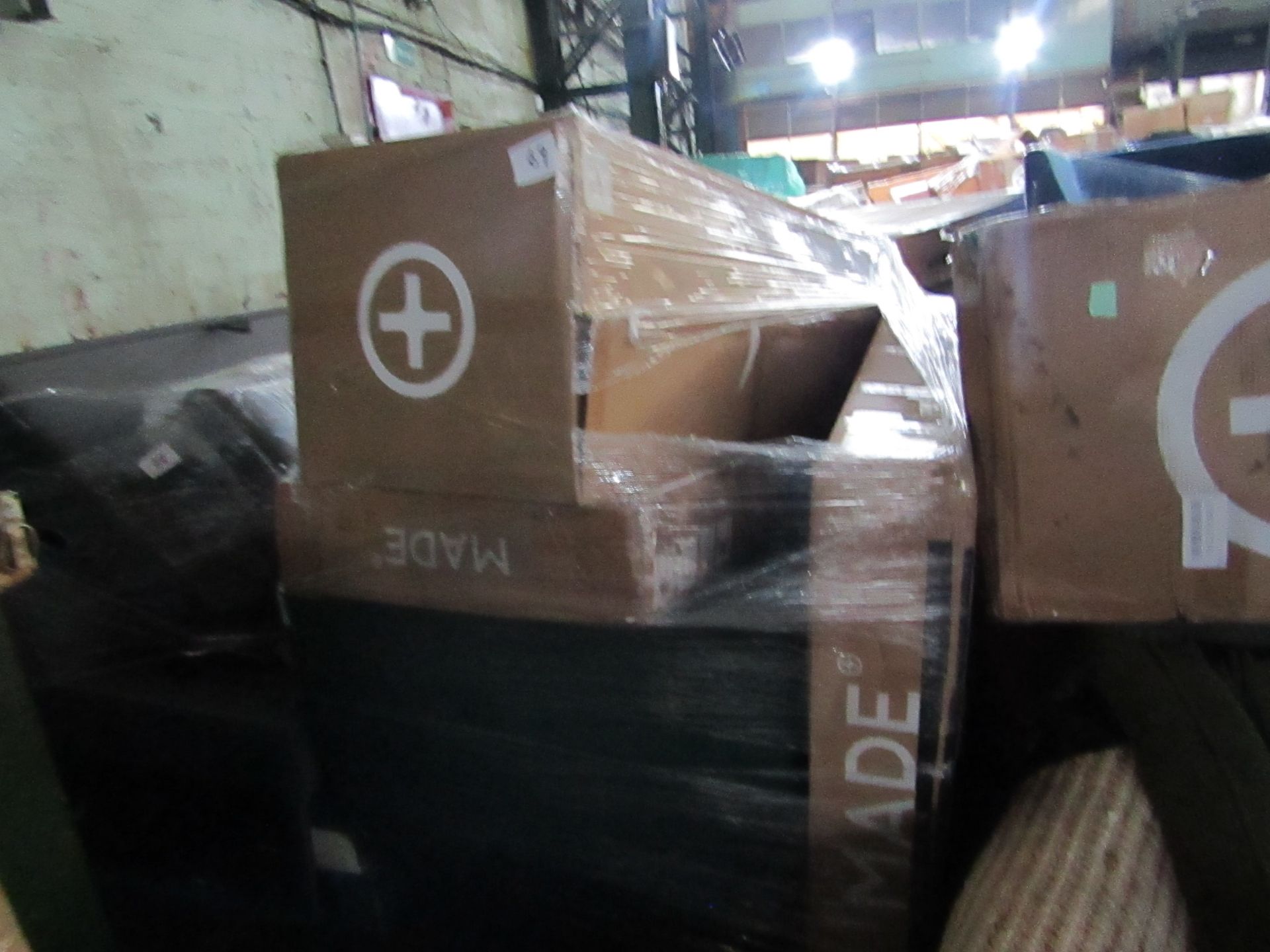 | 1X | PALLET OF FAULTY / MISSING PARTS / DAMAGED CUSTOMER RETURNS MADE.COM STOCK UNMANIFESTED |