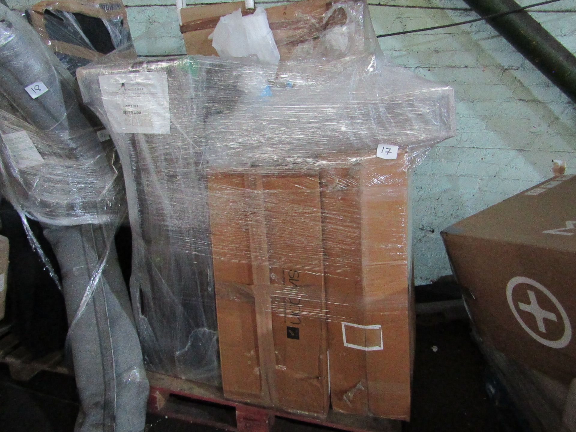 | 1X | PALLET OF FAULTY / MISSING PARTS / DAMAGED CUSTOMER RETURNS LOFT & SWOON STOCK UNMANIFESTED |
