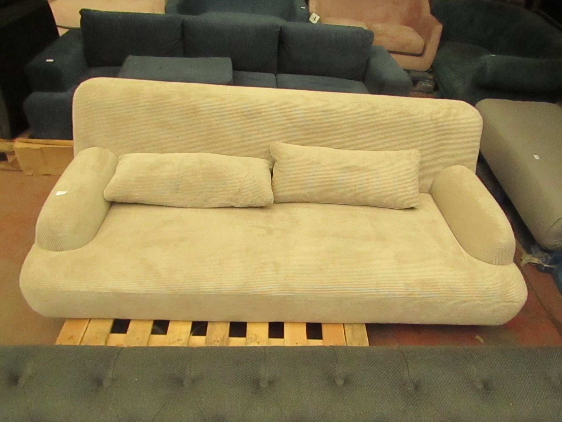 | 1X | MADE.COM 2 SEATER FABRIC SOFA | NO MAJOR DAMAGE (PLEASE NOTE, THIS DOES NOT PROVIDE ANY