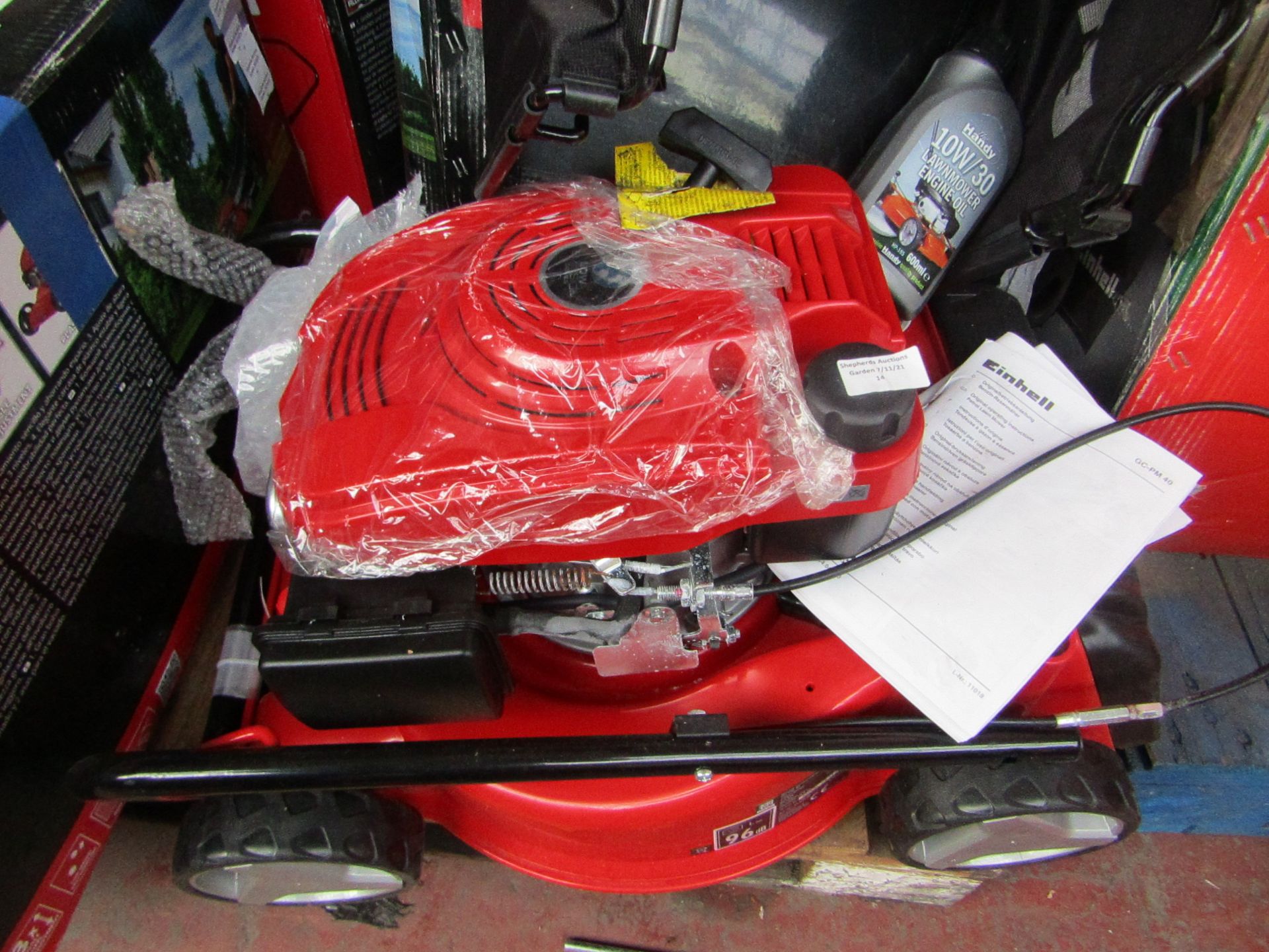 1x Einhell - GC-PM 40/1 40cm Petrol Lawn Mower - Unchecked and Untested - RRP £199. @ ToolStation.