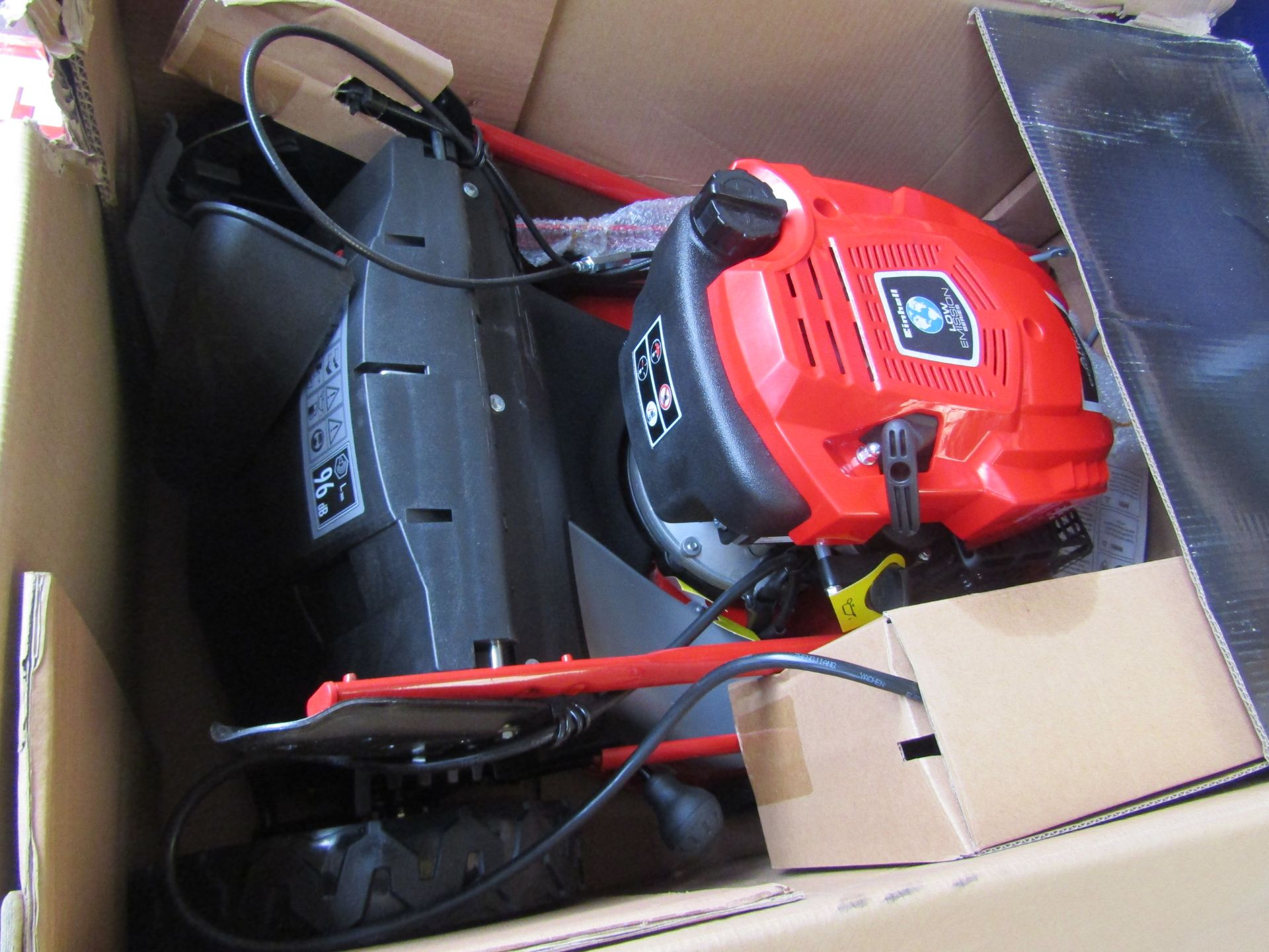 1x Einhell - GE-PM 48 S HW-E Li Petrol Lawnmower - Used Condition, Unchecked & Boxed. RRP £399 @