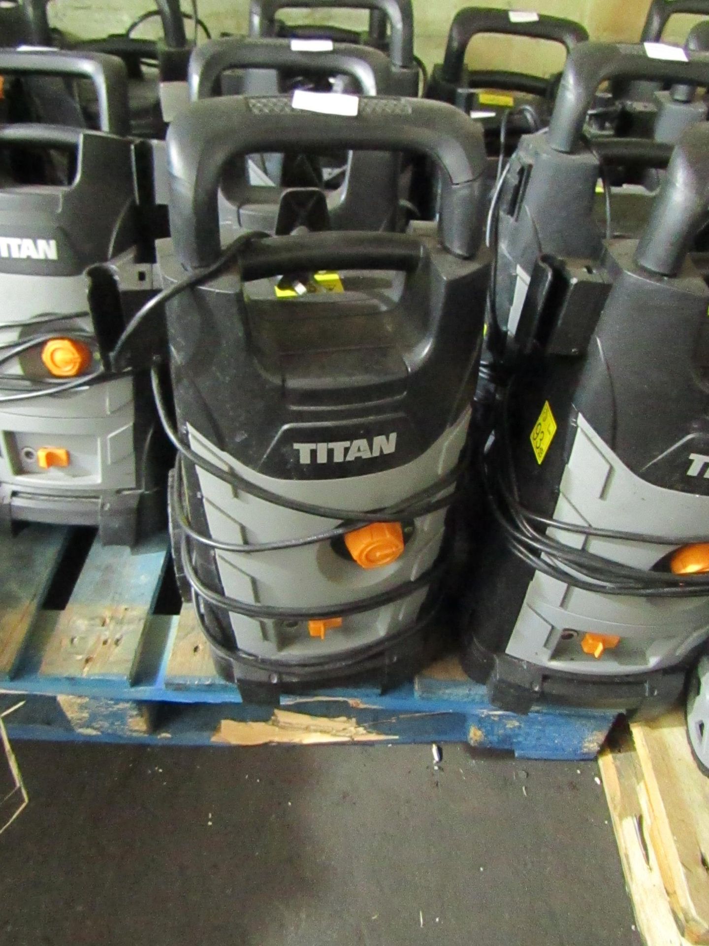 Titan - 1800w High Pressure Washer - TTB1800PRW - Item Power On - Please Note No Attachment Present