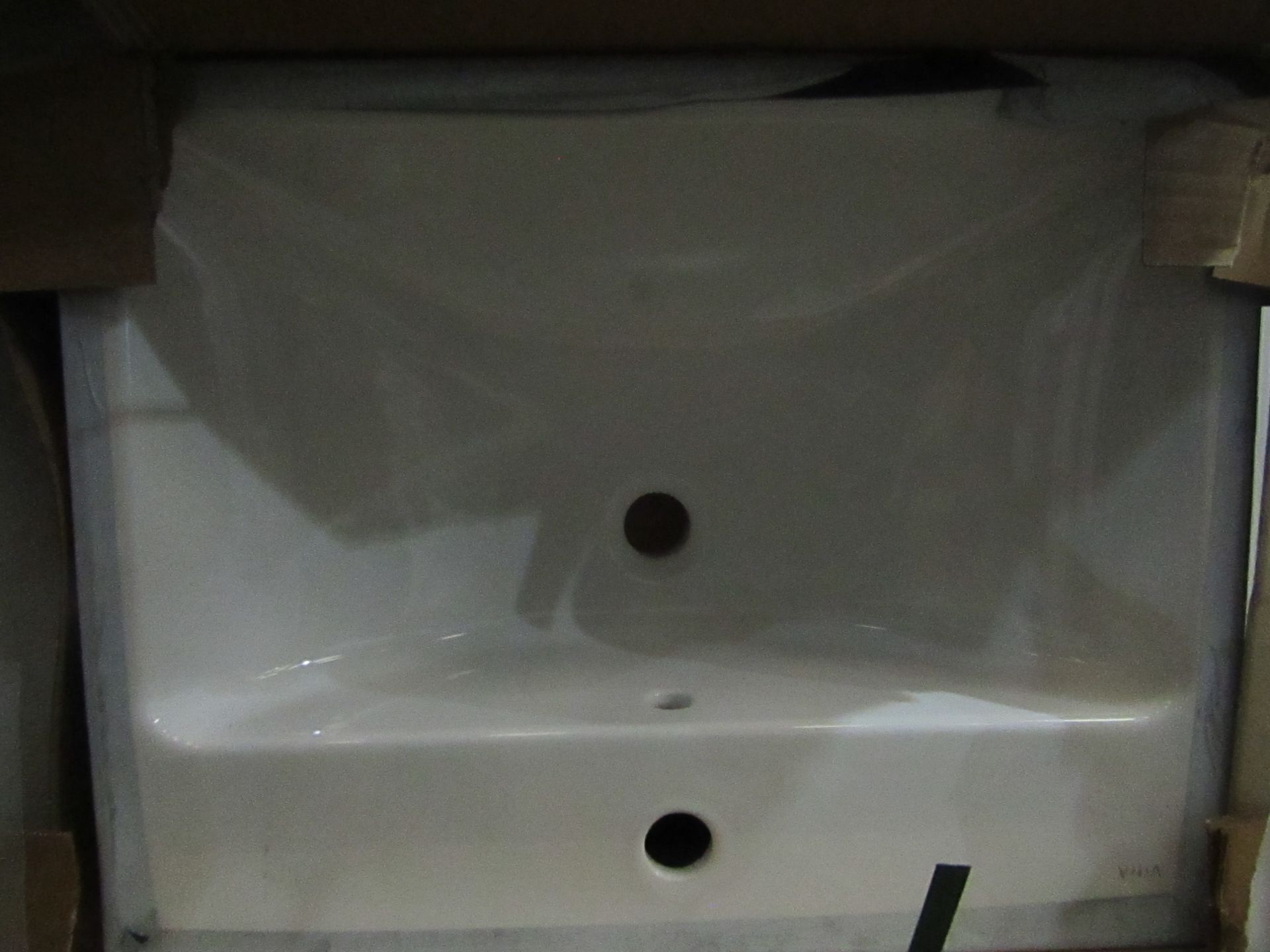 Vitra - Integra Lavabo 600mm 1 tap hole basin - New.