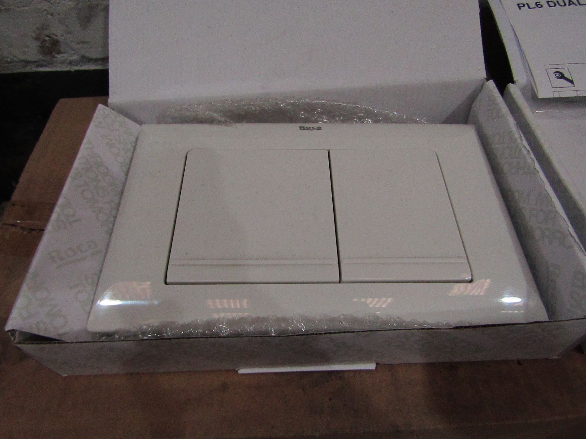 Roca - L1 White Flush Plate - New & Boxed.