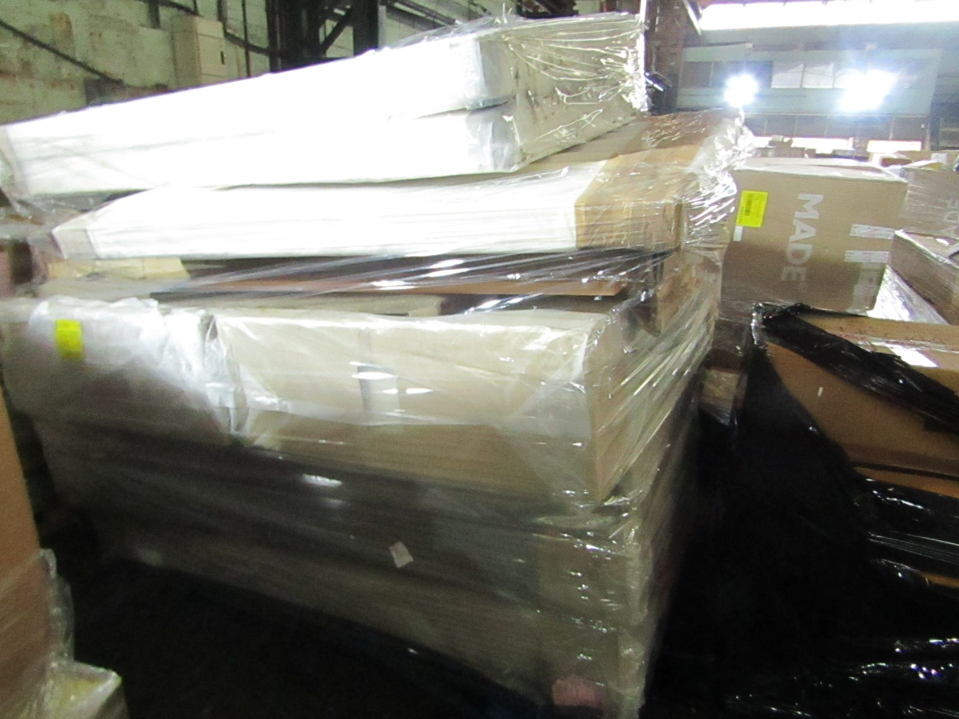 PALLET OF VARIOUS BED BASES. UNCHECKED