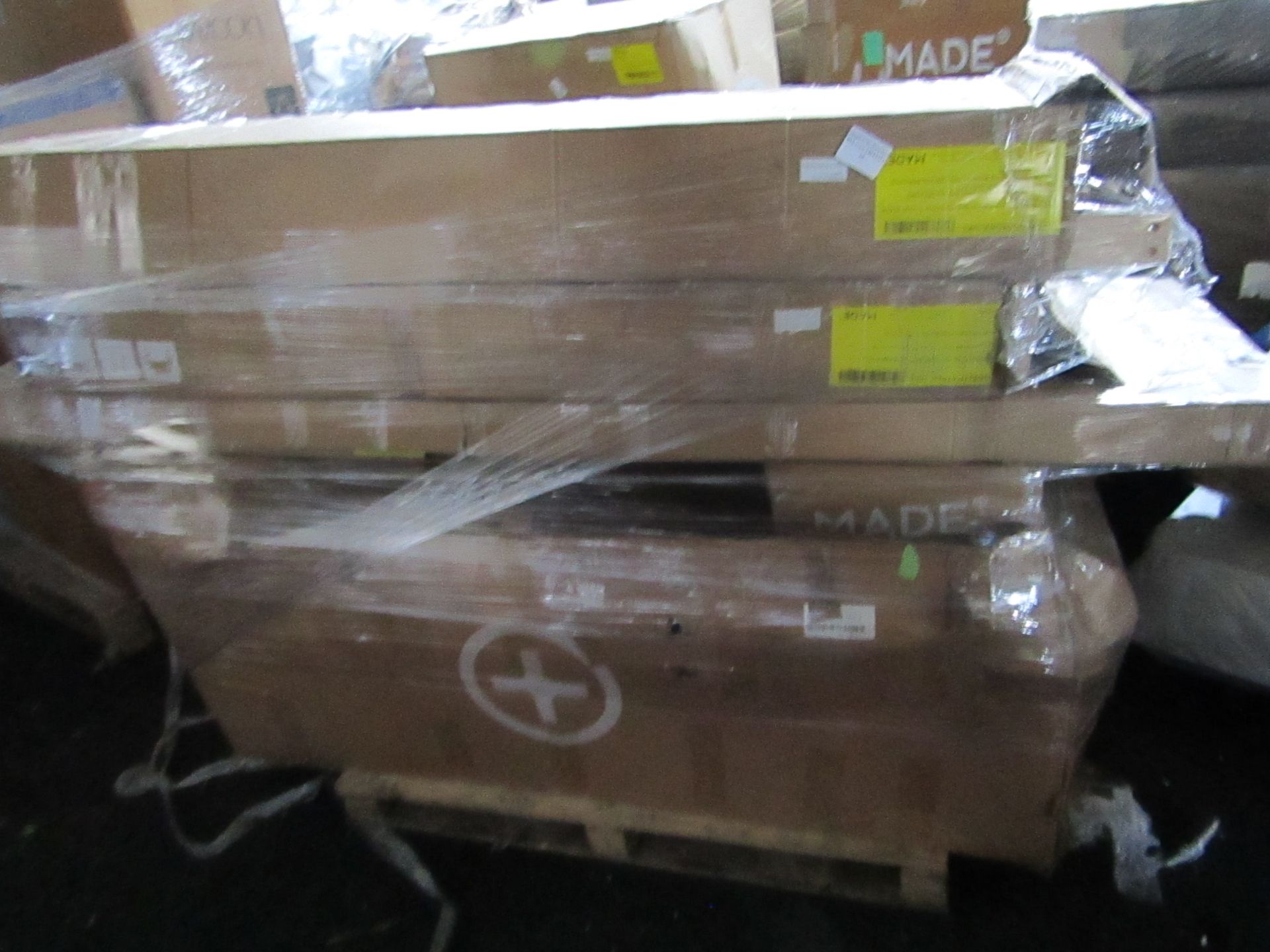 Mixed pallet of Made.com customer returns to include 4 items of stock with a total RRP of