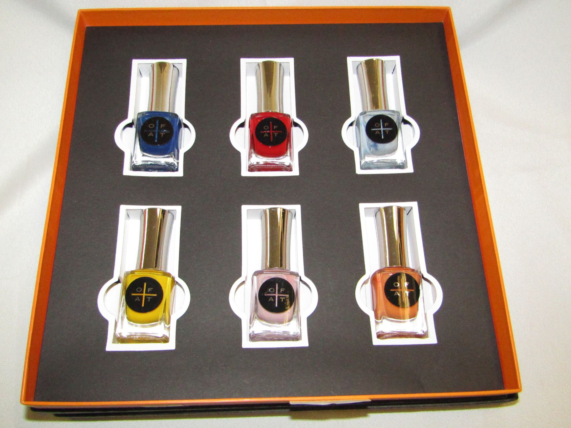 Box Containing 6 X OFAT Nail Varnishes, New (Would Make Great Present For Xmas)