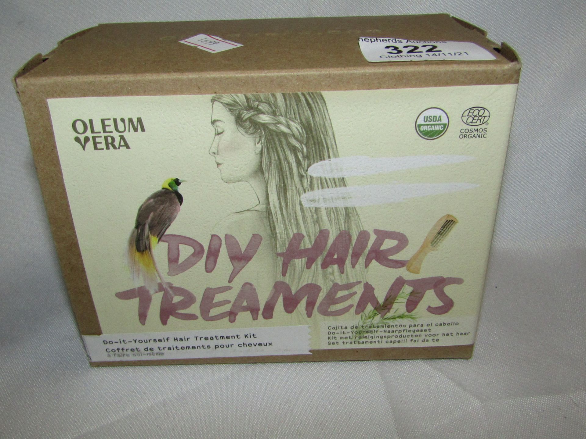 OleumVera Do-It-Yourself Hair Treatments, Makes 5 Different Treatments New & Boxed