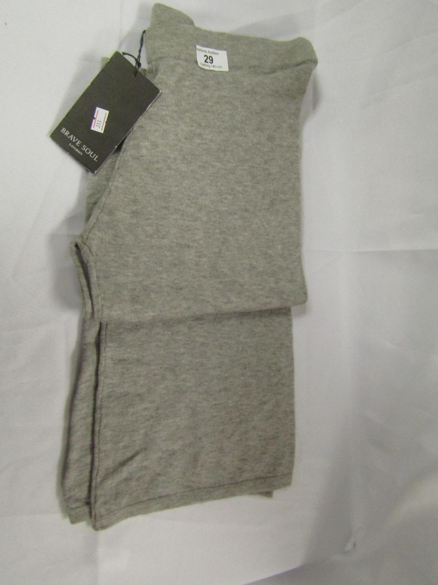 Brave Soul Ladies Knitted Pants Grey Size M New With Tags