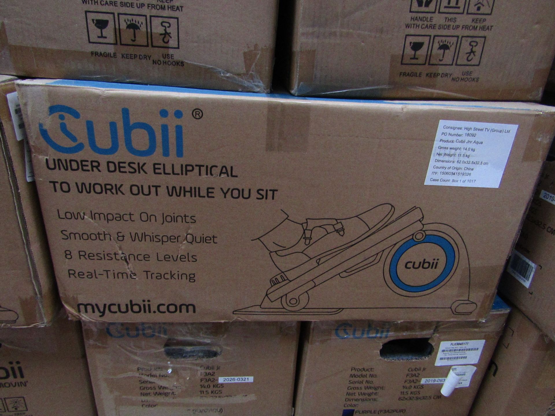 | 1X | CUBII UNDER DESK ELLIPTICAL - TO WORK OUT WHILST YOU SIT | ITEM HAS BEE PROFESSIONALLY