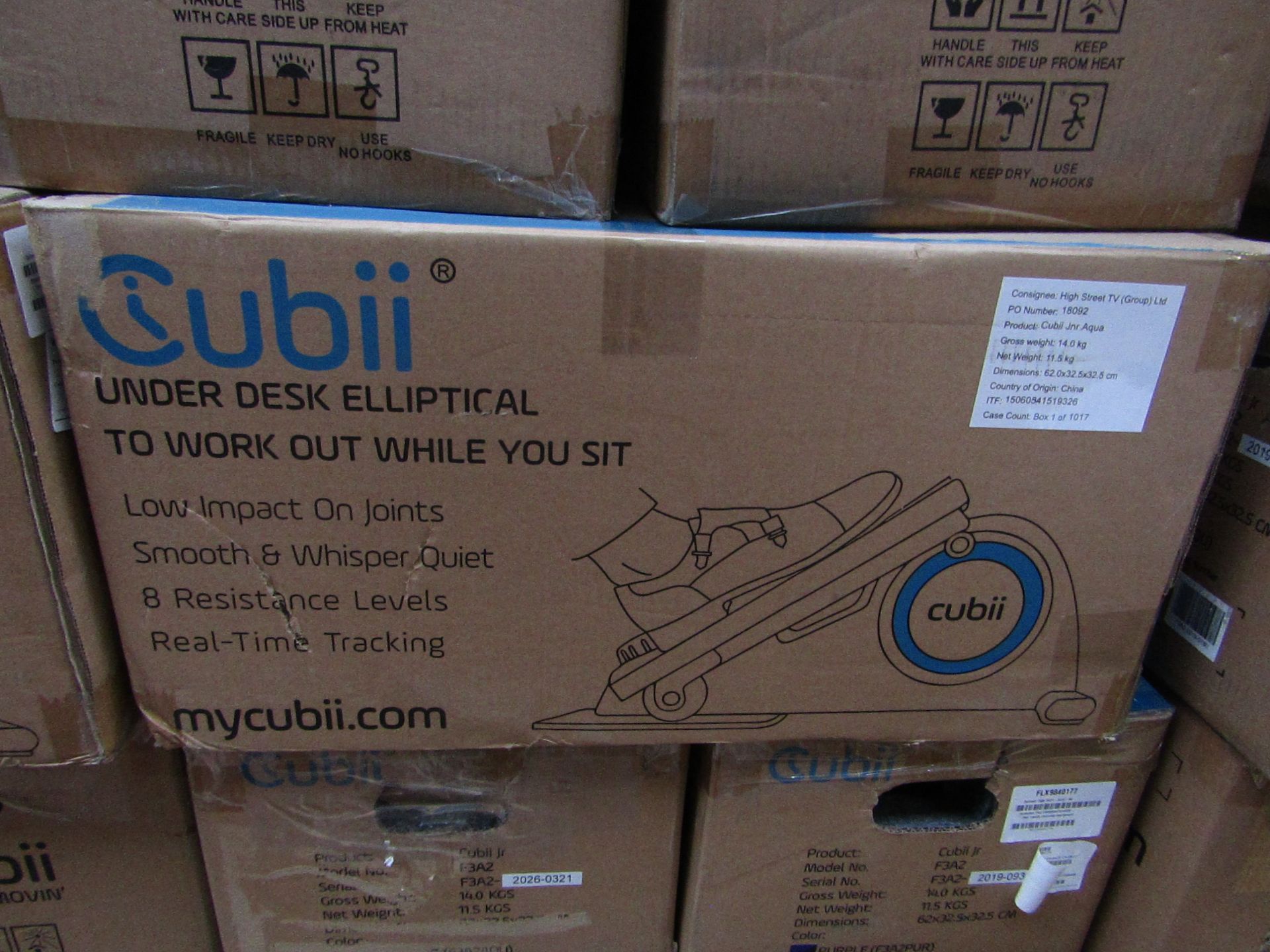 | 1X | CUBII UNDER DESK ELLIPTICAL - TO WORK OUT WHILST YOU SIT | ITEM HAS BEE PROFESSIONALLY