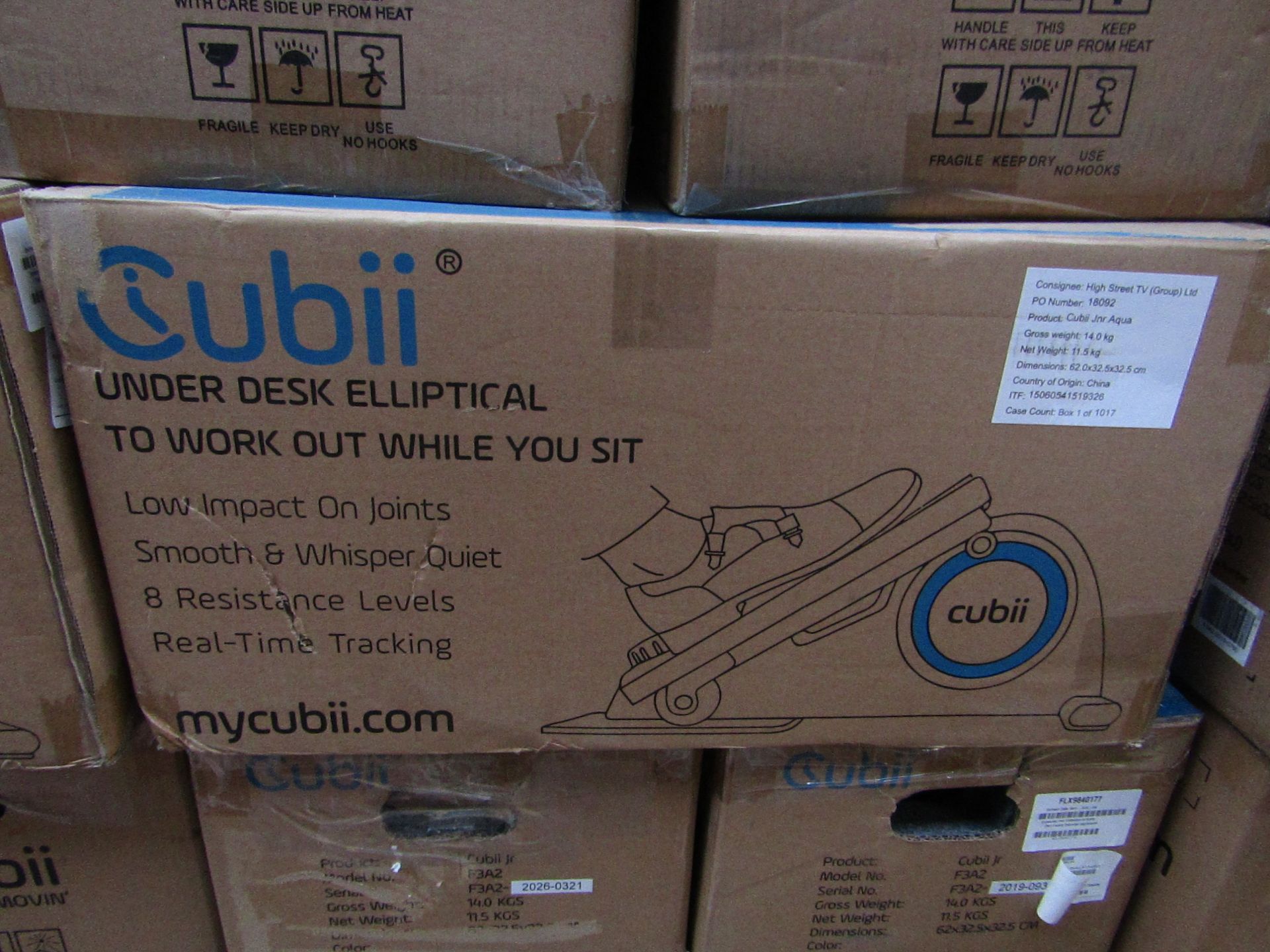 | 1X | CUBII UNDER DESK ELLIPTICAL - TO WORK OUT WHILST YOU SIT | ITEM HAS BEE PROFESSIONALLY