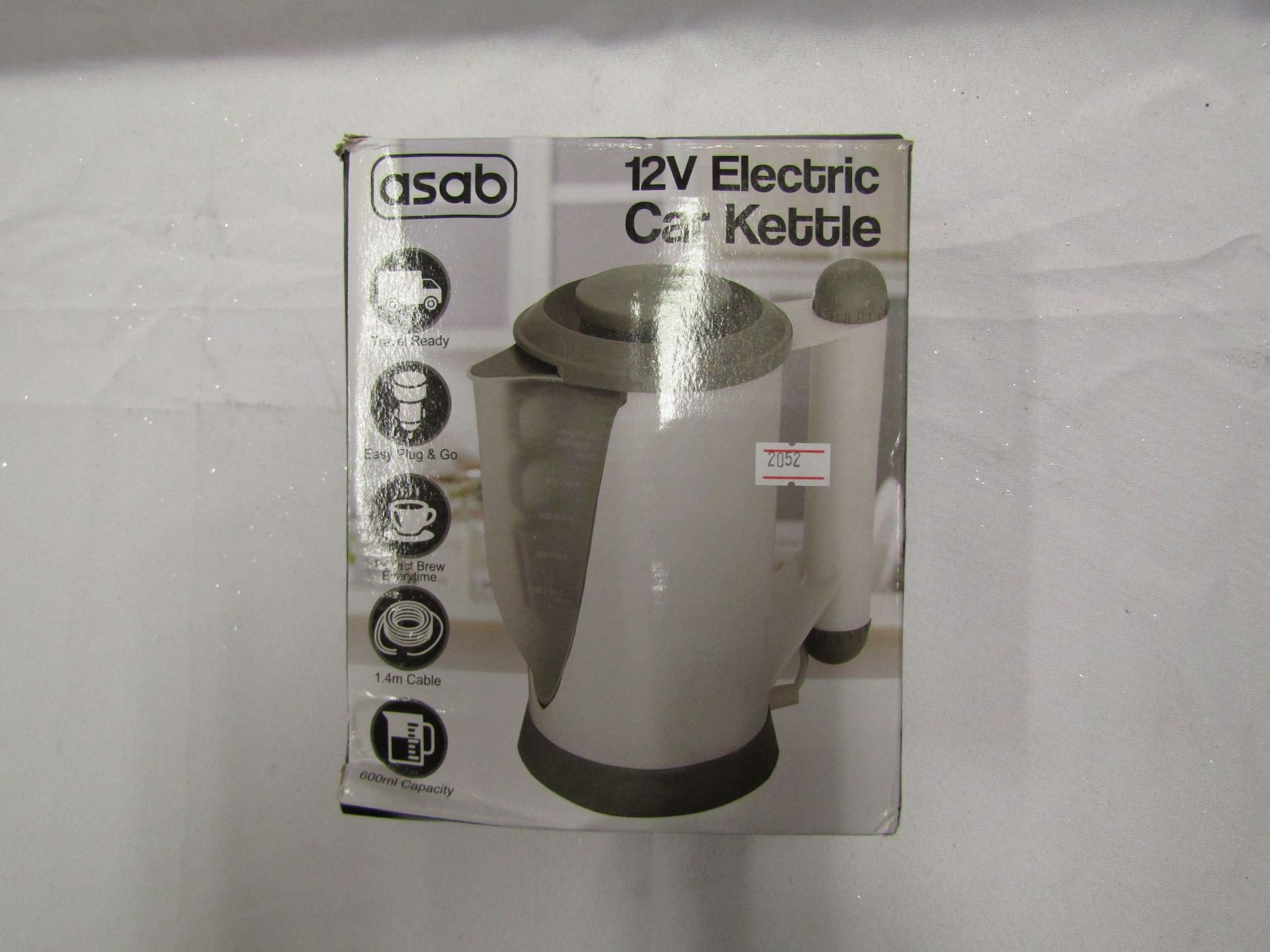 1 x Asab 12v Electric Car Kettle packaged looks new