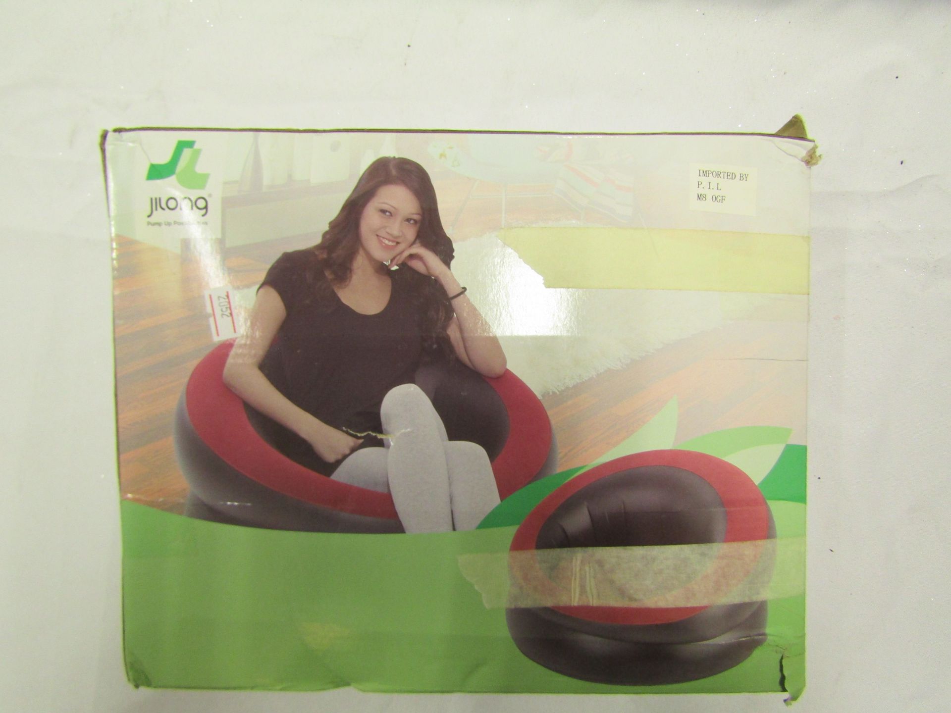 1 x Jilong Single Inflatable Chair packaged unchecked