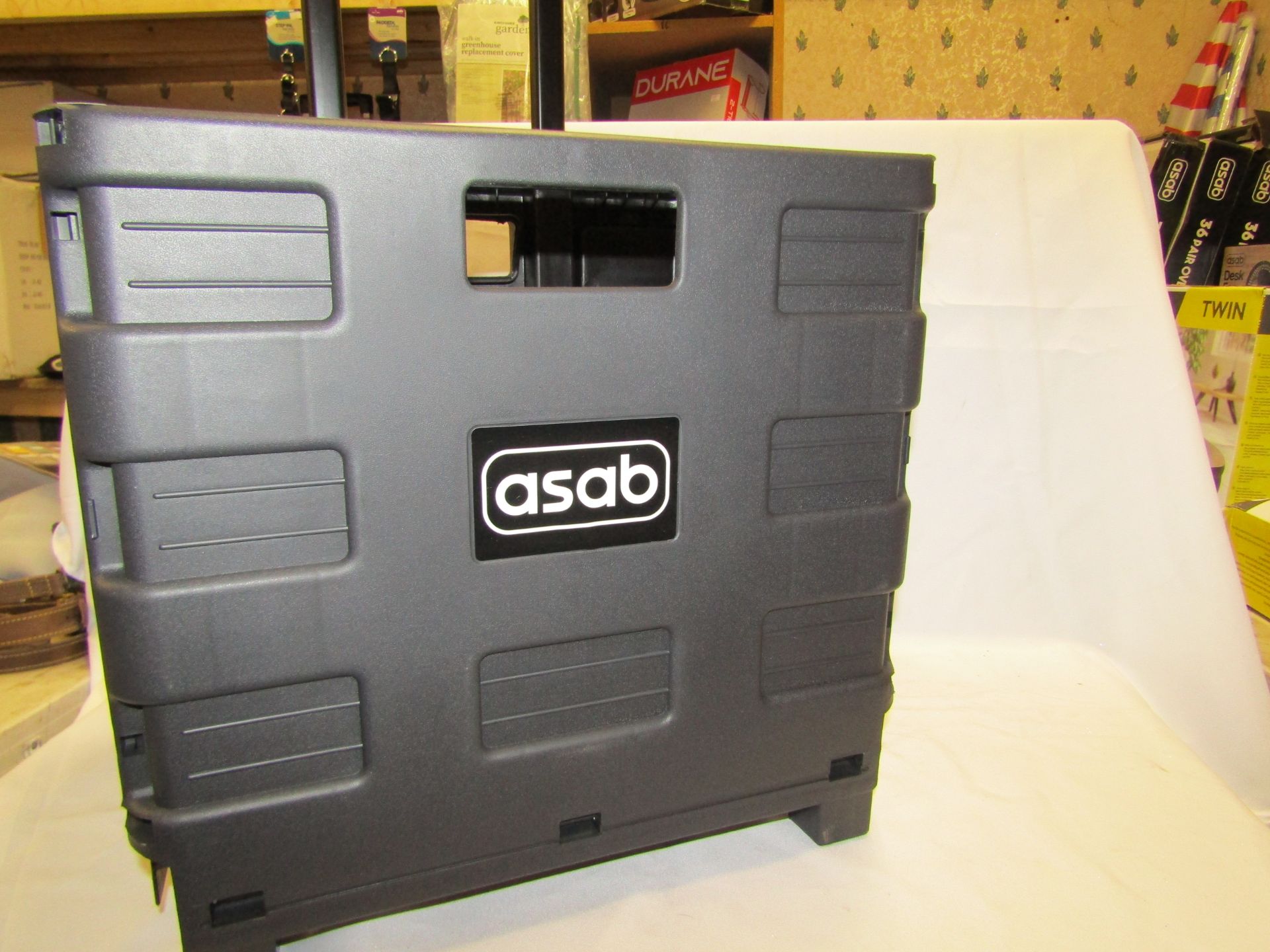 1 x Asab Collapsible Wheel Trolley no visible sign of damage