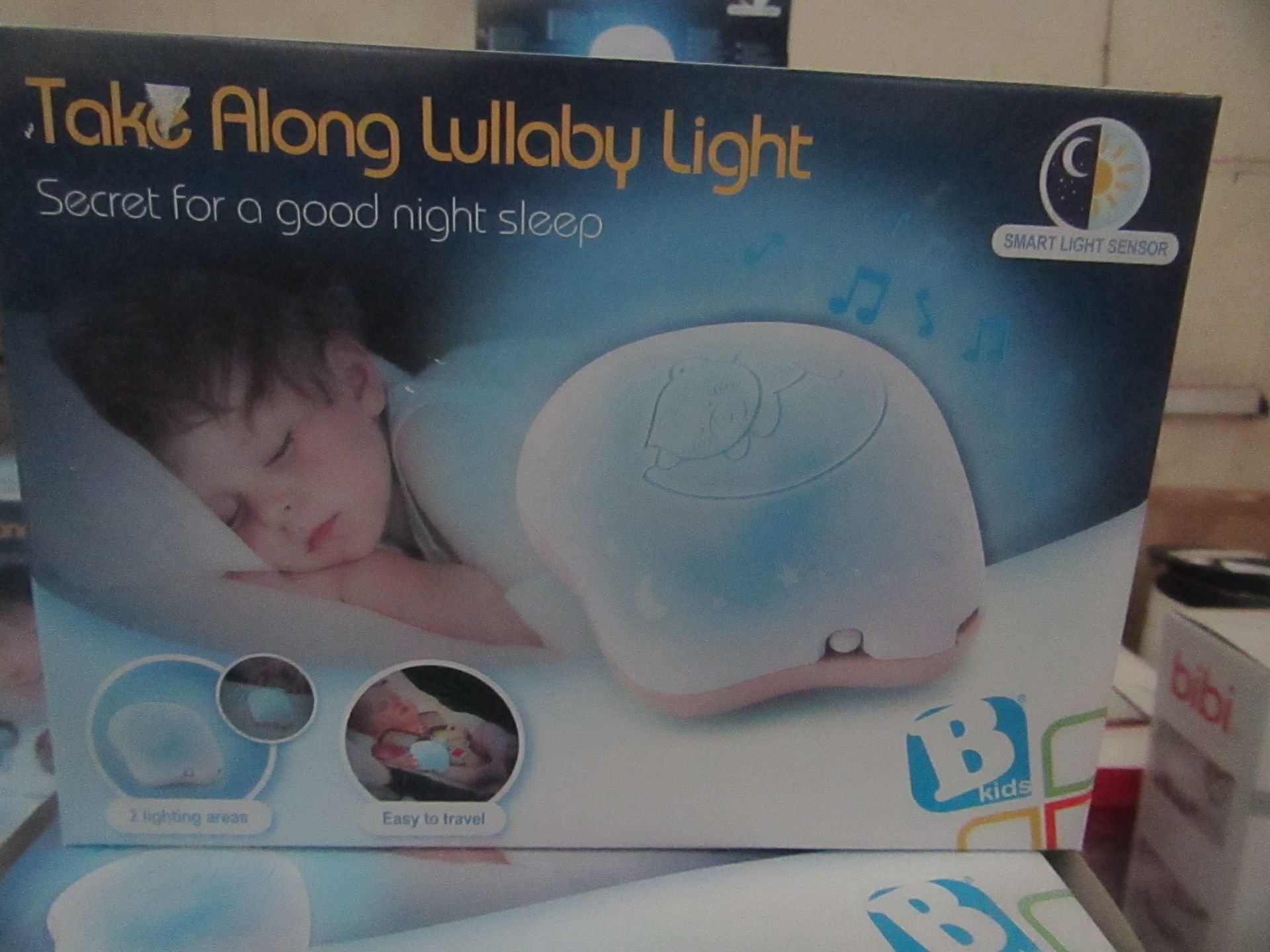 5x Bkids - Lullaby Night Light ( Smart Light Sensor ) - Unchecked & Boxed.