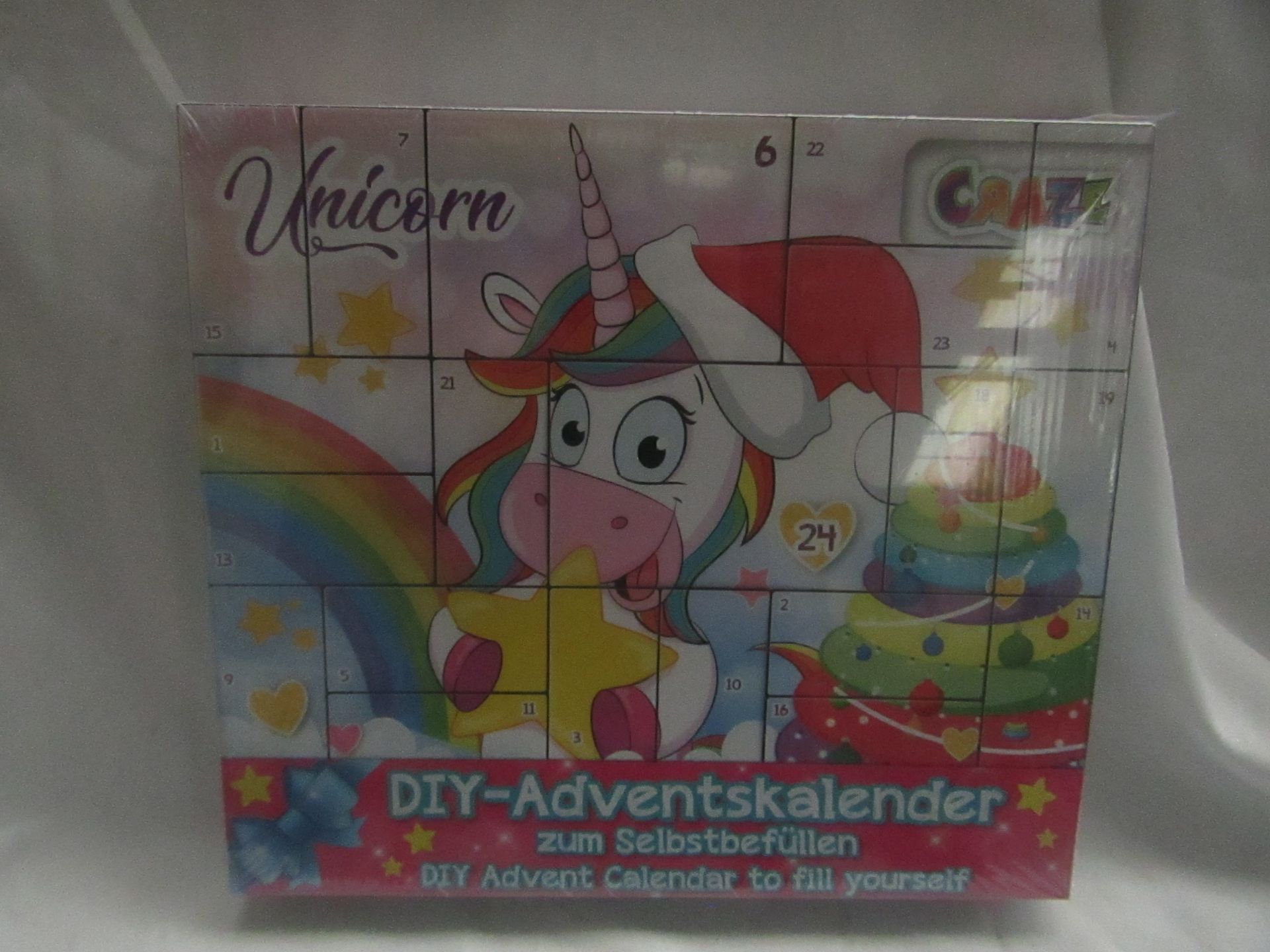 Craze - DIY Unicorn Advent Calendar - Unused & Packaged.