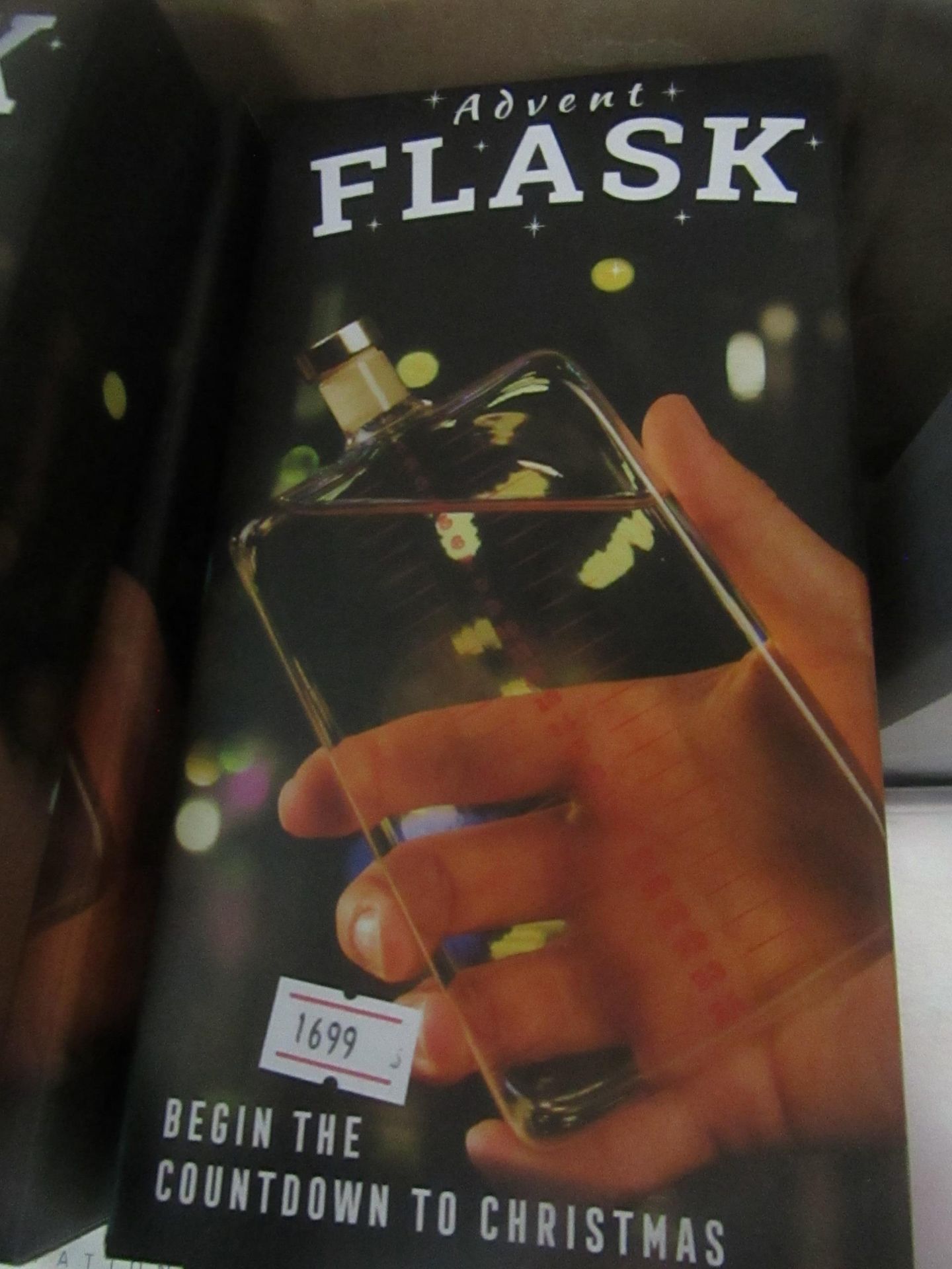 5x Thumbs Up - Advent Flask - Begin The Countdown To Christmas - Unchecked & Boxed.