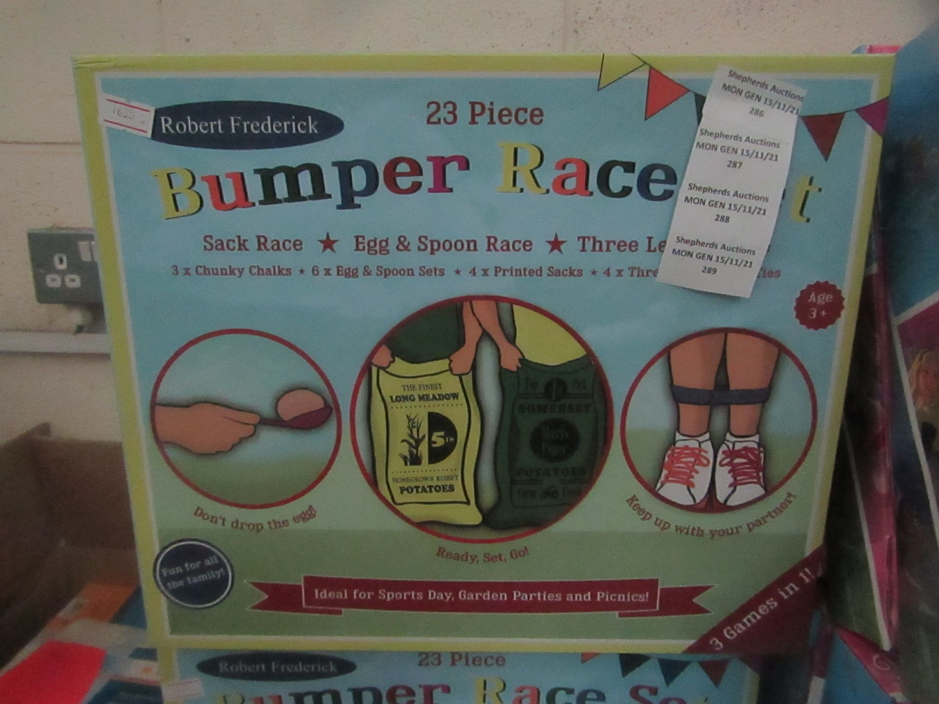 2x Robert Frederick - 23 Piece Bumper Race Set - Unused & Boxed.