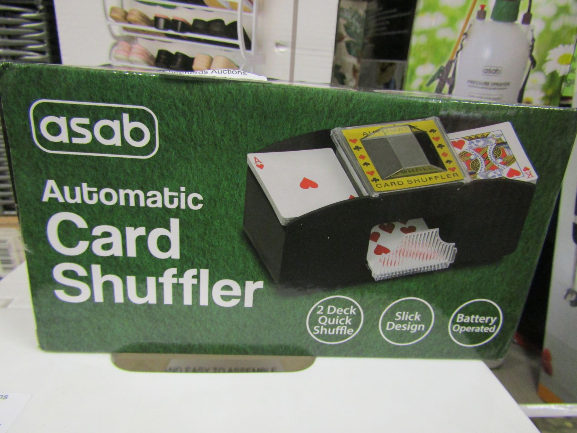 1 x Asab Automatic Card Shuffler packaged looks unused