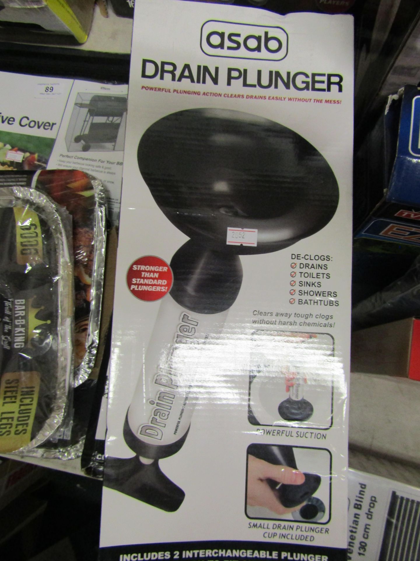 1 x Asab Drain Plunger packaged new