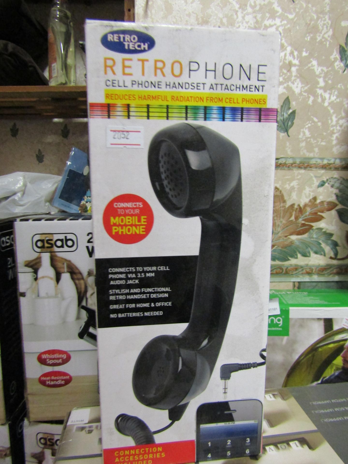 3 x RetroPhone Handset Attachments packaged unchecked