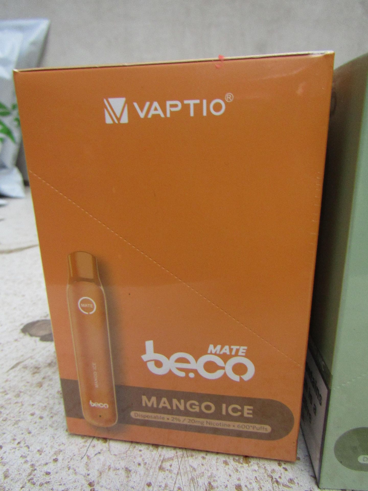 10pcs brand new sealed stock Vape Bars - - rrp £5.99 , 10pcs in lot flavour is : Mango Ice , ,Strong