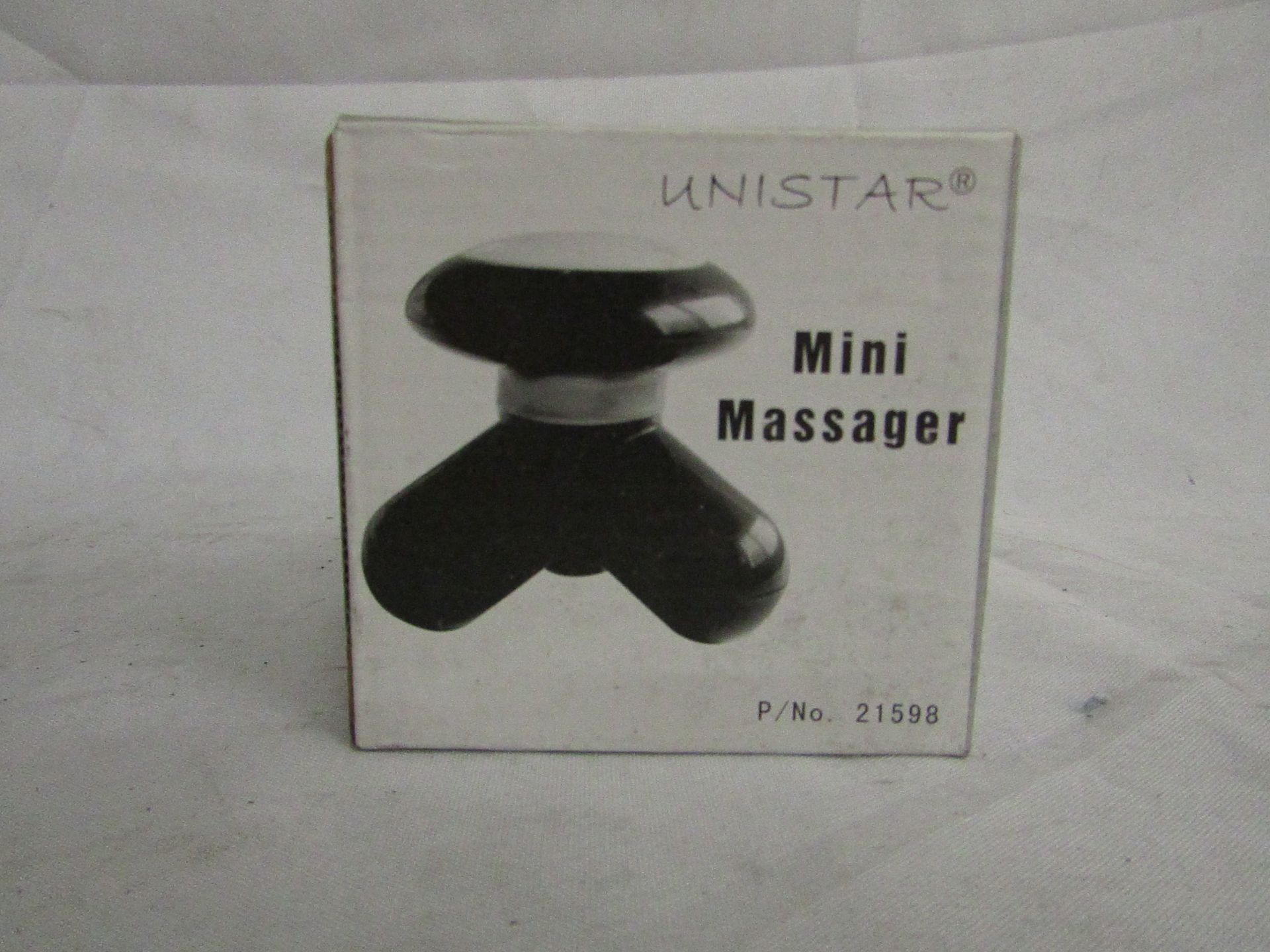 4x Unistar - Mini Battery Operated Massager - Unchecked & Boxed.