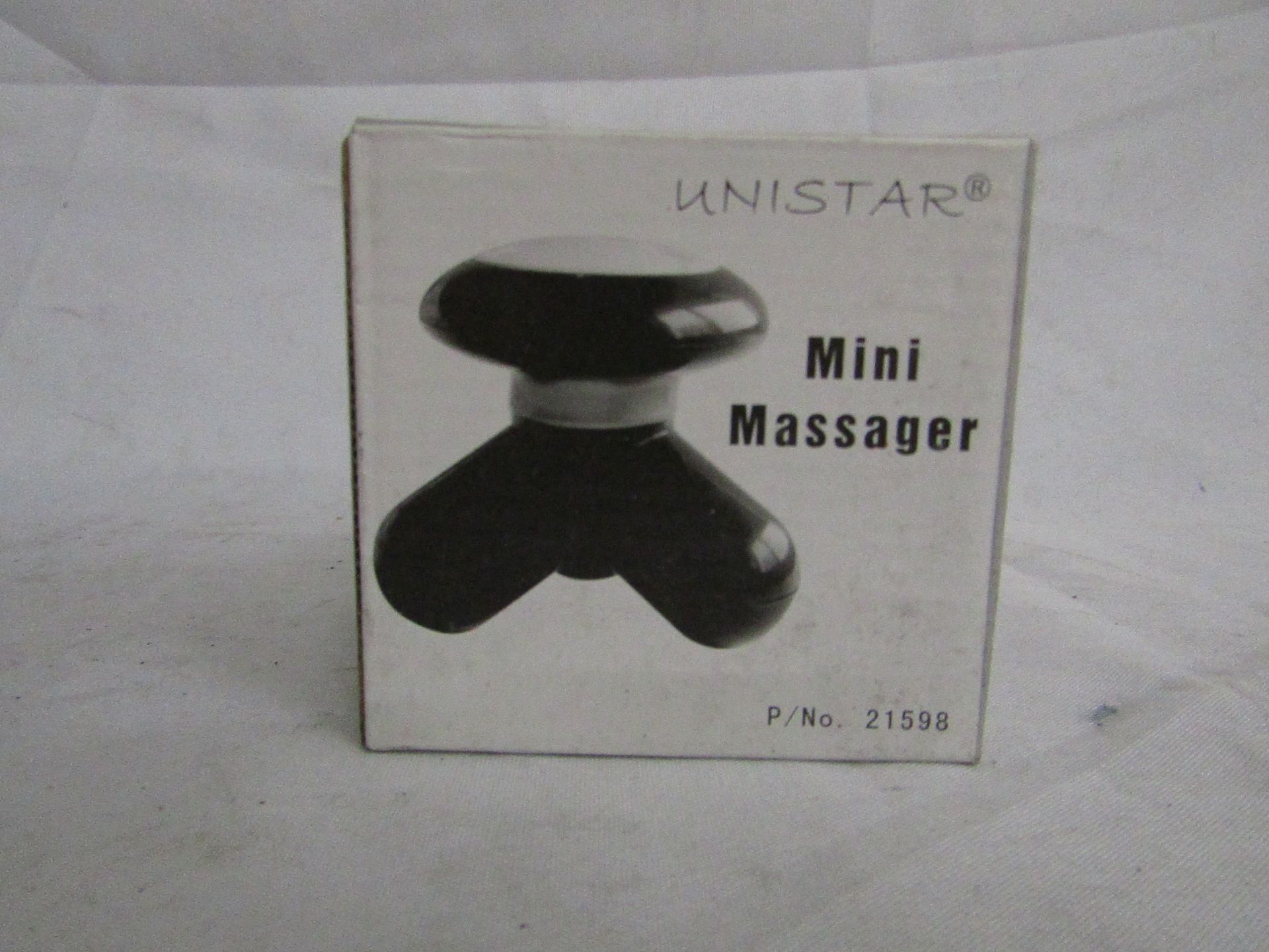 4x Unistar - Mini Battery Operated Massager - Unchecked & Boxed.