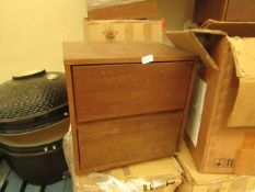 | 4X | LOFT INTERIORS MILO PREMIUM 2 DRAWER BEDSIDE UNIT | ASSORTED COLOURS | THIS LOT IS COMPLETELY