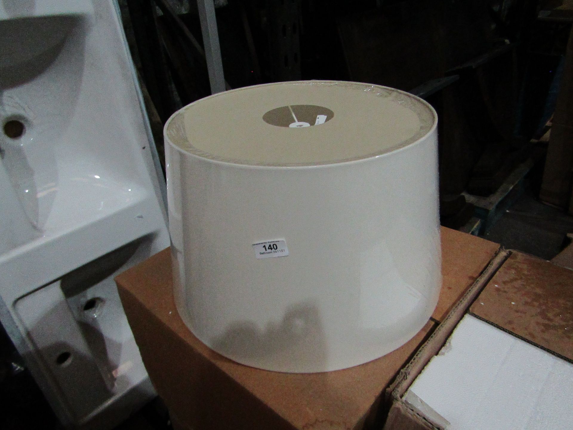 Chelsom - Rounded Lamp Shade - Cream - Unused & Boxed.