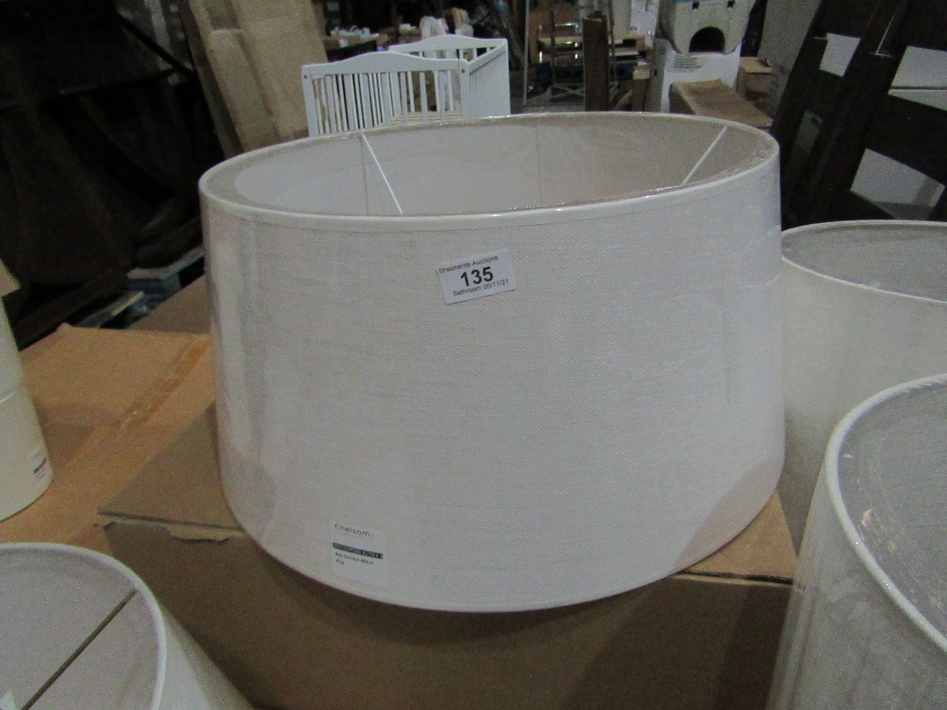 Chelsom - Conico Lamp Shade - 50cm - Cream - Unused & Boxed.