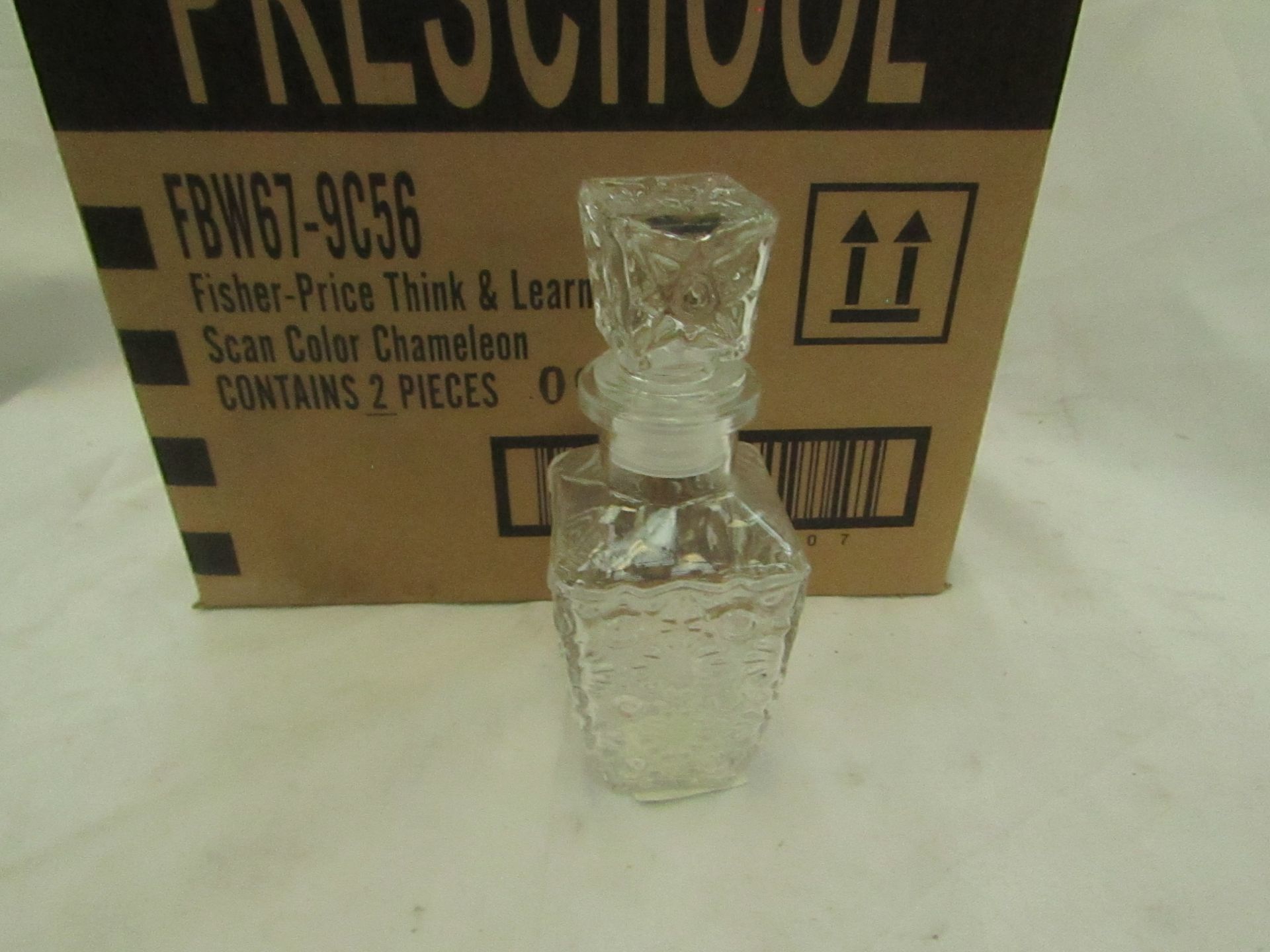 6x Decorative Glass Decanter - New & No Packaging.