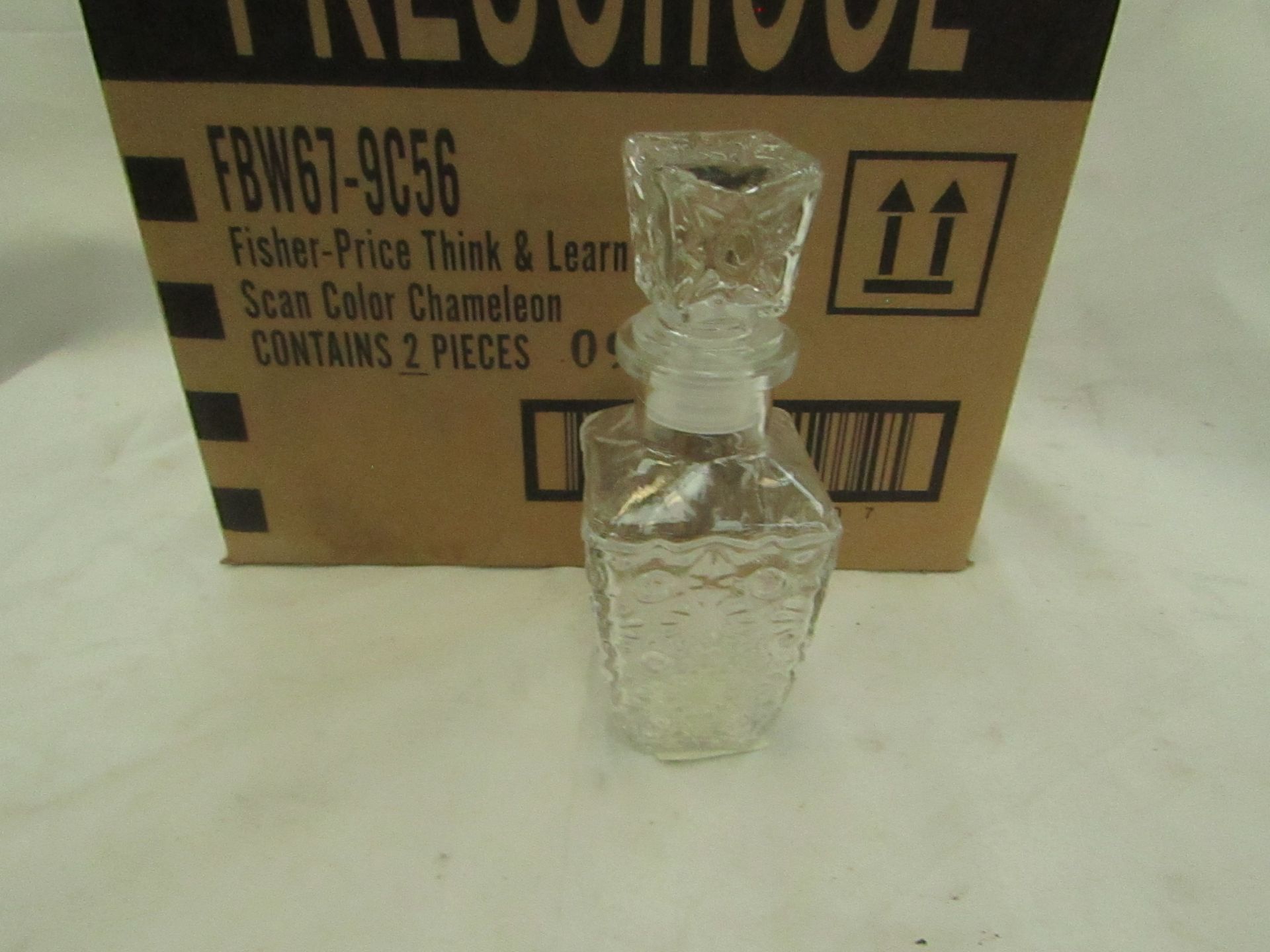 6x Decorative Glass Decanter - New & No Packaging.