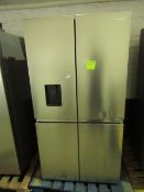Hisense Stainless Steel American Fridge Freezer, Model:RQ758N4SWI1 - Vendor Suggests Item Is