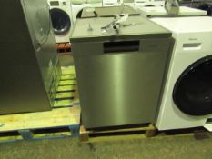 Hisense Stainless Steel freestanding Full Size Dishwasher - Powers On - RRP £499.99.