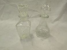 4x Unbranded - Decorative Textured Decanter - Approx 250ml - Unused.