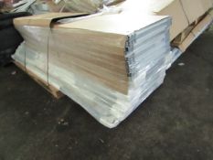 PALLET OF 9 X BLIZZ SET OF 2 SLIDING DOOR KITS. 221CM X 120CM. THESE ARE END OF LINE STOCK FROM