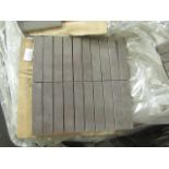 42x Boxes of 8 Vitra Sahara Mocha Mosaic 300 x 150 (in sheets of 300x300, brand new. Total RRP ?88